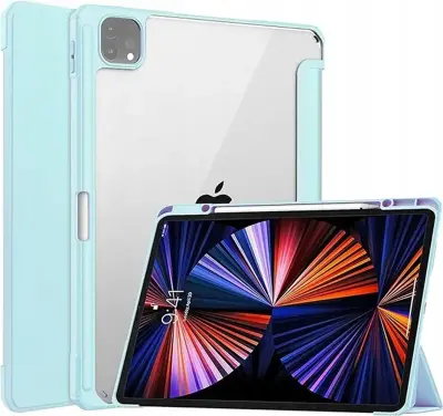 Ohišje za iPad Pro 12,9" Magnetno z držalom za pisalo Modro