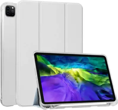 Ohišje za iPad Pro 3/2/1 11" Magnetno z držalom za pisalo Sivo