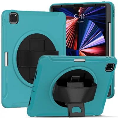 Ohišje za iPad Air5/Air4 10,9" s stojalom in držalom za pisalo Turquoise