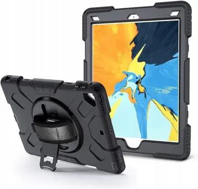 Ohišje za iPad Air 2 9,7" Armoured z vrtljivim stojalom Black