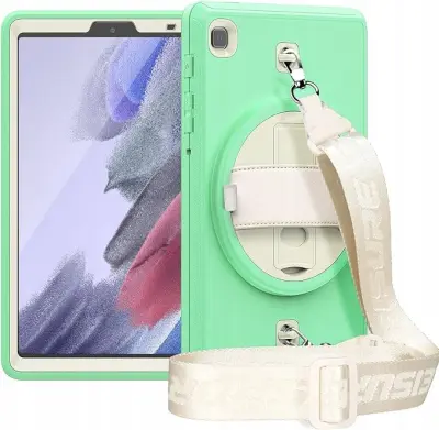 Ohišje za Samsung Galaxy Tab A7 10,4" s trakom in stojalom Zeleno