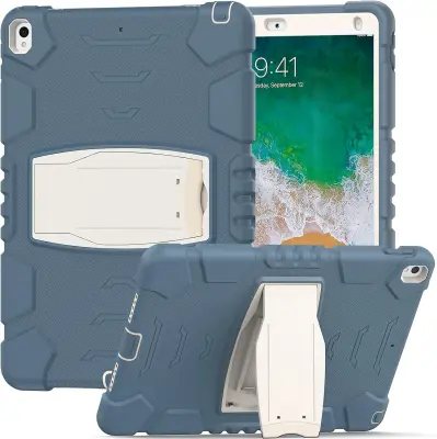 Ohišje za iPad Air 3/Pro 10,5" Oklepno s stojalom Modro