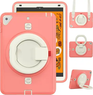 Ohišje za iPad Mini 5/4 7,9" Armoured z vrtljivim stojalom Pink
