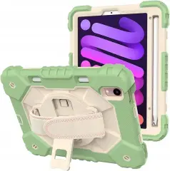 Ohišje za Samsung Galaxy Tab A7 10,4" Stojalo in trak za ramo zeleno