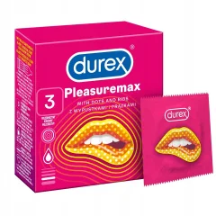 Durex Kondomi Pleasuremax, 3 kos