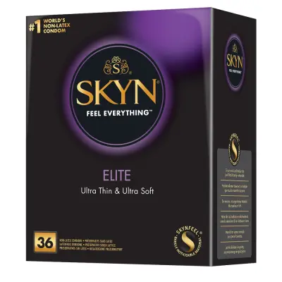 Unimil Skyn Elite - Lateksom svobodne kondomi, 36 kosov