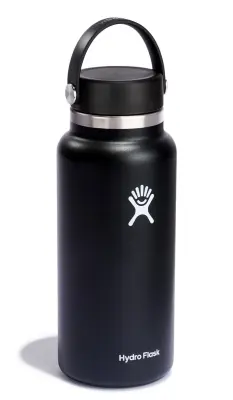 HF-Bottle 32oz Flex pokrovček s širokim ustjem, črn