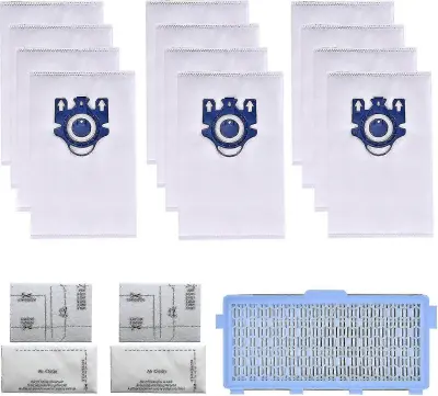 Aespa Vrečke za sesalnike Hepa Filter Združljiv z Miele Gn Hyclean 3d Efficiency Complete C2 C3 Compact C1 C2 S5000 S8000 Bag Rezervni deli
