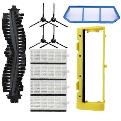 Filter z glavno stransko krtačo, združljiv z robotskim sesalnikom Ilife A4 A4s A40 X432 Dodatek za sesalnik Polaris Pvcr 826
