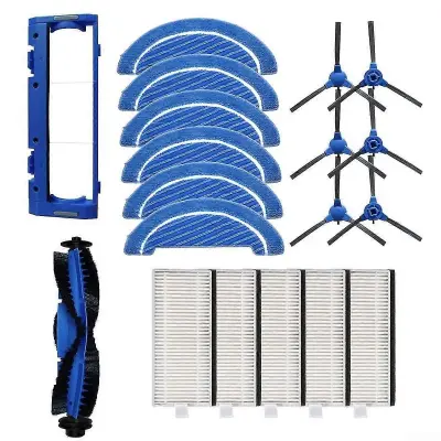 Komplet nadomestnih dodatkov za robotski sesalnik, cilindrična krtača, stranske krtače, krpe, filter 990 Vital