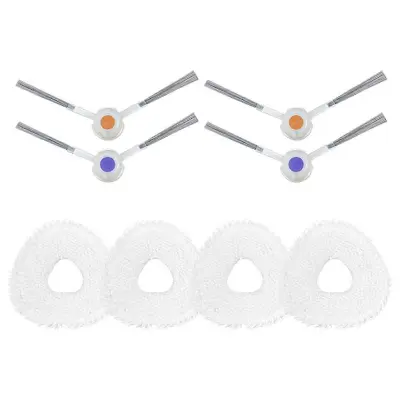8 kosov za stransko krtačo J4 Krpe za brisanje, nadomestni dodatki za vgrajene robotske sesalnike