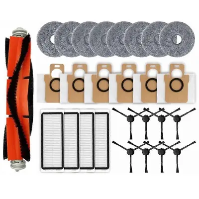 Nadomestni deli za Bot L20 Ultra/X20 Pro robotski sesalnik Glavna stranska krtača HEPA filter Mop vrečka za prah