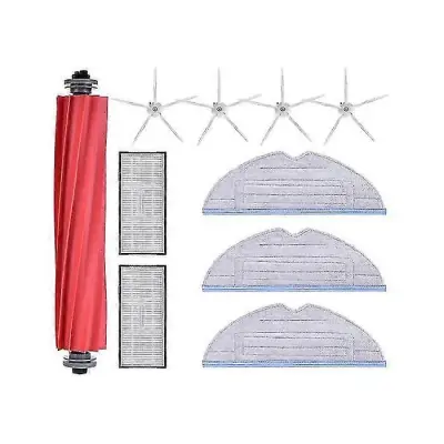 Nadomestna glavna krtača, stranska krtača, HEPA filter, združljivo z dodatki za robotske sesalnike Roborock S7, S7+ in T7s