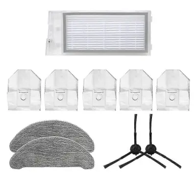 Za Roidmi Eve Plus Hepa Filter Stranska Krtača Vrečka Za Prah Mop Krpo Kos