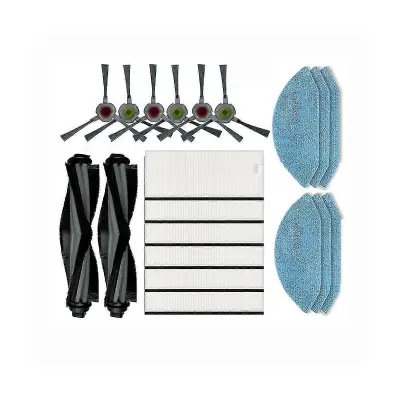 Za Ozmo U2/Dgn22 robotski sesalnik Glavna krtača Stranska krtača HEPA Filter Mop Krpa Rezervni deli Ac