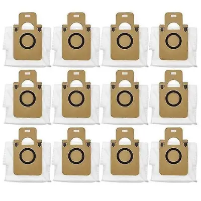 12 kosov dodatkov za vrečke za prah za Xiaomi Dreame Bot D10 Plus Rls3d robotski sesalnik, nadomestni deli za smetnjak