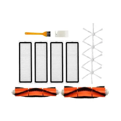 12-delni komplet dodatkov za robotski sesalnik Mi Vacuum Mop 2 Stytj03zhm, glavna stranska krtača, HEPA filter