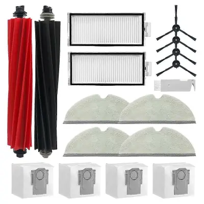 Za Q5 Pro+/q8 Max+ (plus) sesalnik, glavna stranska krtača, HEPA filter, krpa za brisanje, zamenjava vrečk za prah