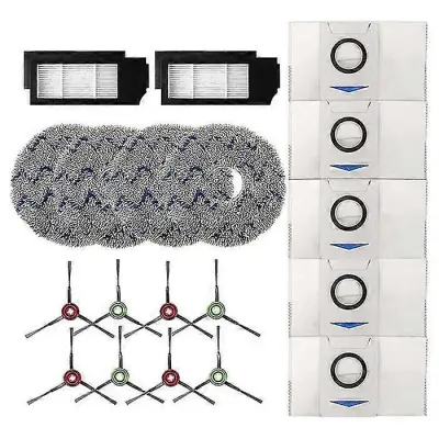 Komplet nadomestnih delov za nego tal, združljiv robotski sesalnik Ecovacs Deebot X1 Omni-x1turbo-x1 Plus Dodatek za vakuumski sesalnik