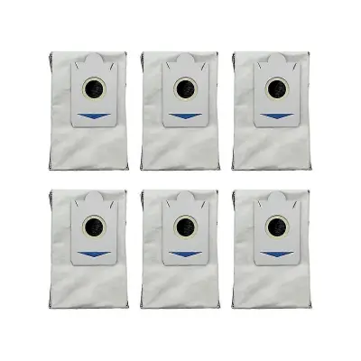 6 kosov vrečk za prah za Deebot X2 / X2 Pro robotski sesalnik Deli za sterilizacijo z aktivnim ogljem