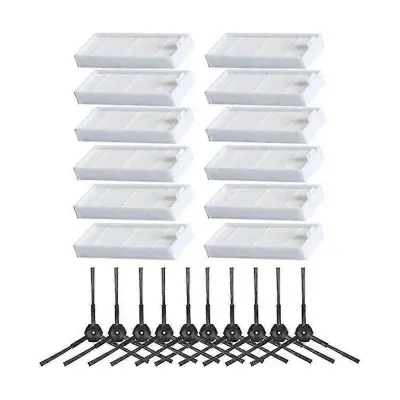 10 stranskih krtač + 12 HEPA filtrov za sesalnike iLife V3, V3s, V5, V5s in V5s Pro