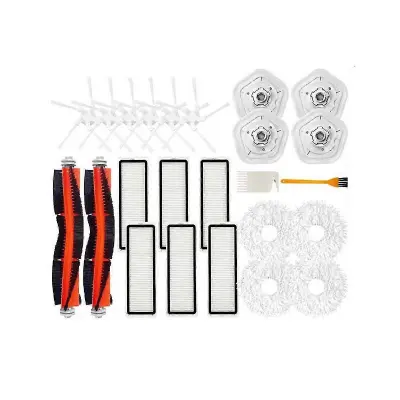 Nadomestni nastavek Glavna stranska krtača HEPA Filter Mop Držalo Zamenjava za Bot W10 Pro W10