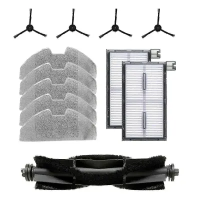 12 kosov zamenjava za robotski sesalnik X8 Pro Serija X8 Pro Glavna stranska krtača HEPA Filter Mop Cloth Cloth Kit