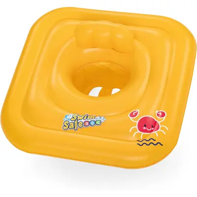Napihljiv otroški plovec "Swim Safe ABC" Yellow Square Bestway