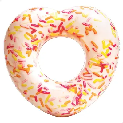 Napihljiv plovec Intex White Donut Heart