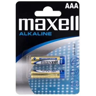 MAXELL ALKALNA BATERIJA AAA LR03 BLISTER * 2