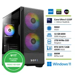 BOFX SCORPII 4 Ultra 5 225F/32GB/2TB/RTX5070/W11 Home gaming namizni računalnik