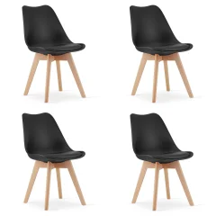 MARK Stol Črna x 4