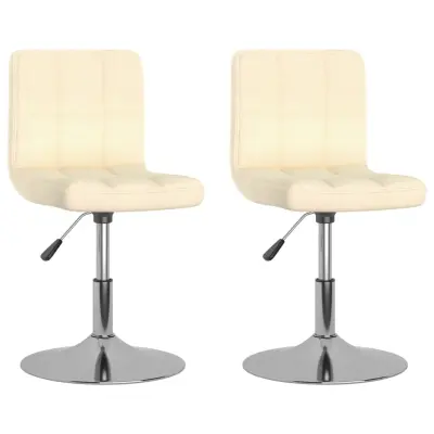 Vrtljivi Jedilni stoli - Vzorci stoli 2 kosa krem blago A1807