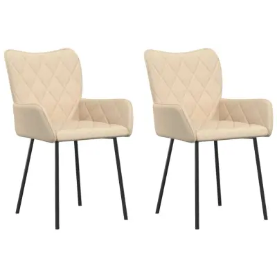 Jedilni stoli - Vzorci stoli 2 kosa krem blago A291