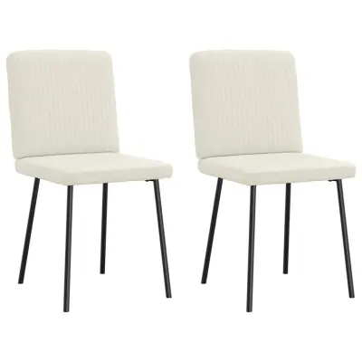 Jedilni stoli - Vzorci stoli 2 kosa krem žamet A318