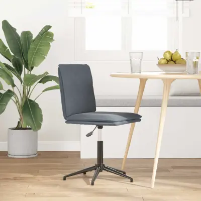 Jedilni stoli - Vzorci stoli temno siv žamet A152