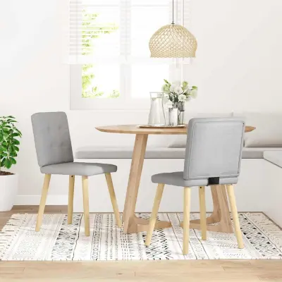 Jedilni stoli - Vzorci stoli 2 kosov siva blago A629