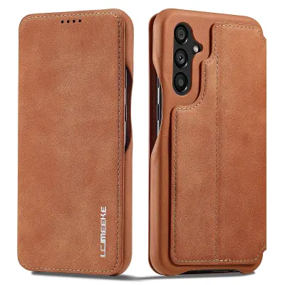 LC.IMEEKE Za Samsung Galaxy A54 5G stojalo, usnjena torbica za telefon, reža za kartice, pokrov za pametni telefon