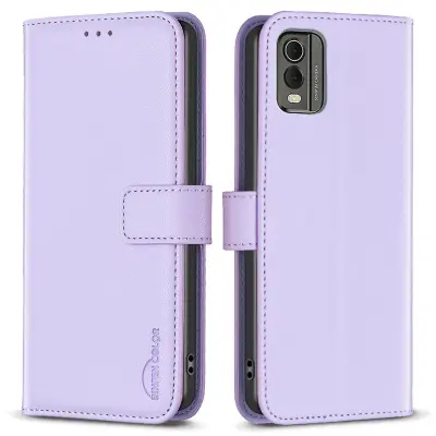 BINFEN COLOR BF17 za Nokio C32 stojalo za telefon PU usnje + ovitek za telefon denarnica TPU