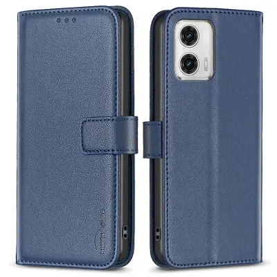 BINFEN COLOR BF17 denarnica usnjen ovitek za telefon za Motorola Moto G73 5G magnetna torbica za stojalo za telefon