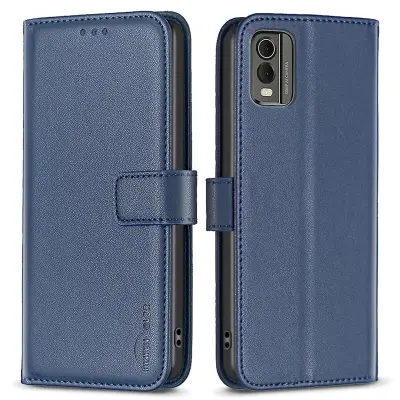 BINFEN COLOR BF17 za Nokio C32 stojalo za telefon PU usnje + ovitek za telefon denarnica TPU