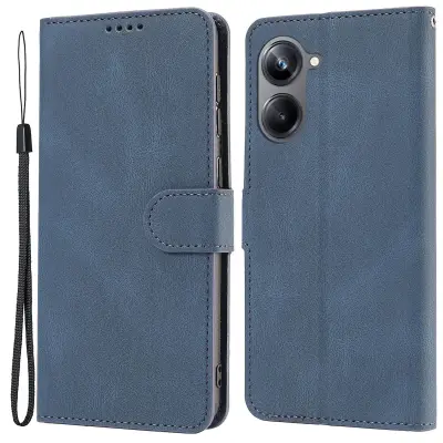Za Realme 10 Pro 5G Wallet Phone Case Protipadni usnjeni ovitek za telefon s trakom
