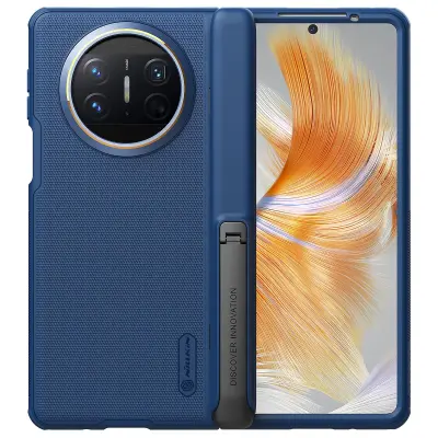 NILLKIN Super Frosted Shield Fold za Huawei Mate X3 5G PC + TPU ovitek za telefon, protizdrsna mat prevleka s stojalom