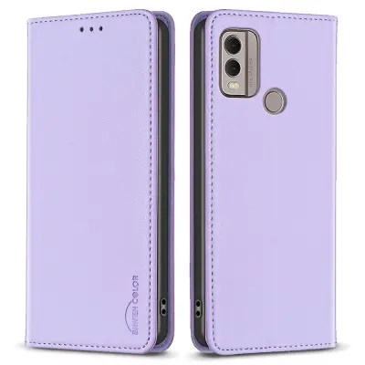 BINFEN COLOR BF18 za Nokio C22 usnjeno držalo za kartico, etui za telefon, magnetno zapiranje, stojalo, pokrov