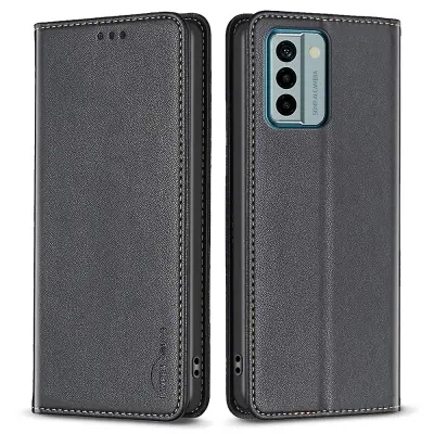 BINFEN COLOR BF18 za Nokio G22 PU usnjeno držalo za kartice Shell, magnetna preklopna torbica za telefon