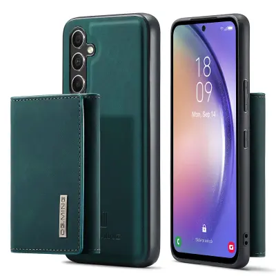 DG.MING M1 Series za Samsung Galaxy A54 5G PU usnje prevlečen PC+TPU ovitek s stojalom, magnetna snemljiva torbica za telefon denarnica