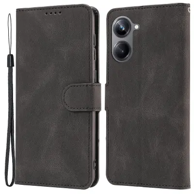 Za Realme 10 Pro 5G Wallet Phone Case Protipadni usnjeni ovitek za telefon s trakom