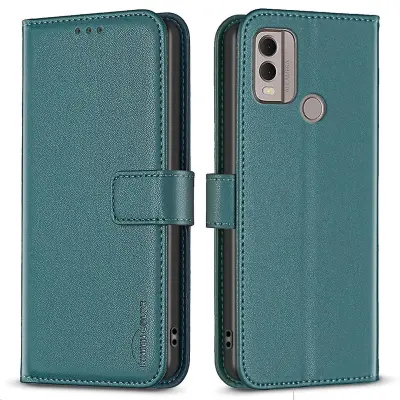 BINFEN COLOR BF17 za Nokio C22 torbica za stojalo za telefon, odporna na udarce, PU usnje + ovitek za telefon denarnica TPU
