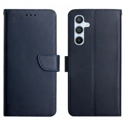 Ovitek za telefon za Samsung Galaxy A54 5G PU usnje z vtisnjenimi črtami in preklopnim ovitkom s stojalom za denarnico