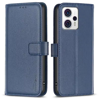 BINFEN COLOR BF17 Za Motorola Moto G13 4G/G23 4G/G53 5G Magnetni ovitek za telefon, denarnica, usnjen pokrov za stojalo za telefon